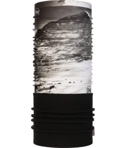 Studio photo of the Polar BUFF® Mountain Collection Design "Jungfrau Grey"