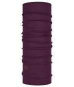 Studio photo of the BUFF® Lightweight Merino Wool Multifunctional Headwear Design “Purplish Multi Stripes”. Source: buff.eu