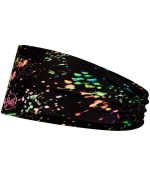 Studio photo of the BUFF® Ellipse Coolnet UV Headband Design ”Speckle Black”. Source: buff.eu