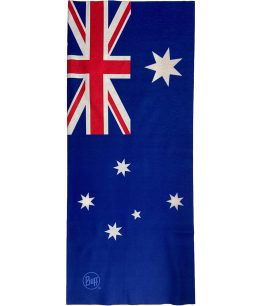 Studio photo of the BUFF® Original Ecostretch™ Design ”Australia Flag”. Source: buff.eu
