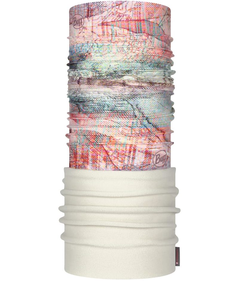 Studio photo of the BUFF® Polar Multifunctional Headwear / Neckwear Design ”Pearly Blossom”. Source: buff.eu