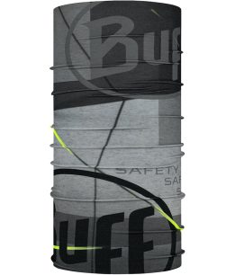 Studio photo of the BUFF® Safety Original Ecostretch Design ”Tvi Grey”. Source: buff.eu