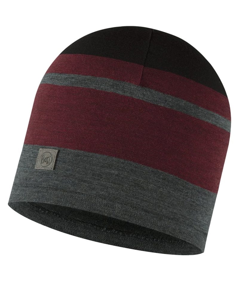 Studio photo of the BUFF® Merino Move Beanie Design ”Black”. Source: buff.eu