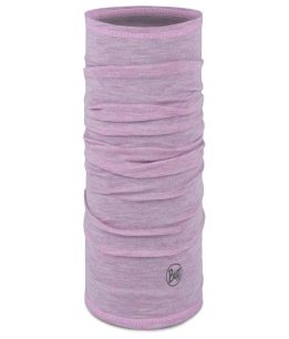 Studio photo of the BUFF® Merino Lightweight Multifunctional Headwear Tube Design ”Solid Pansy”. Source: buff.eu